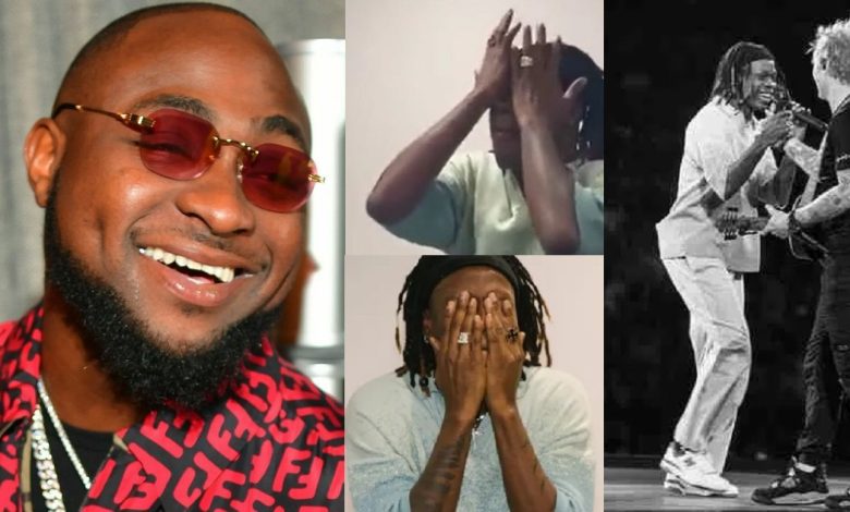 davido-reacts-to-video-of-fireboy-shedding-tears-after-performing-with-ed-sheeran-at-wembley-stadium