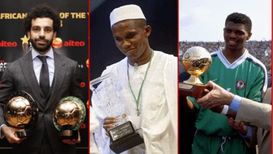 all-the-african-footballer-of-the-year-award-winners-from-george-weah,-samuel-eto’o,-didier-drogba,-and-kanu-nwankwo