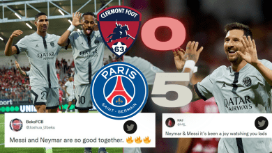 ligue-1:-neymar-messi-psg-annihilate-clermont-in-league-opener-(reactions)