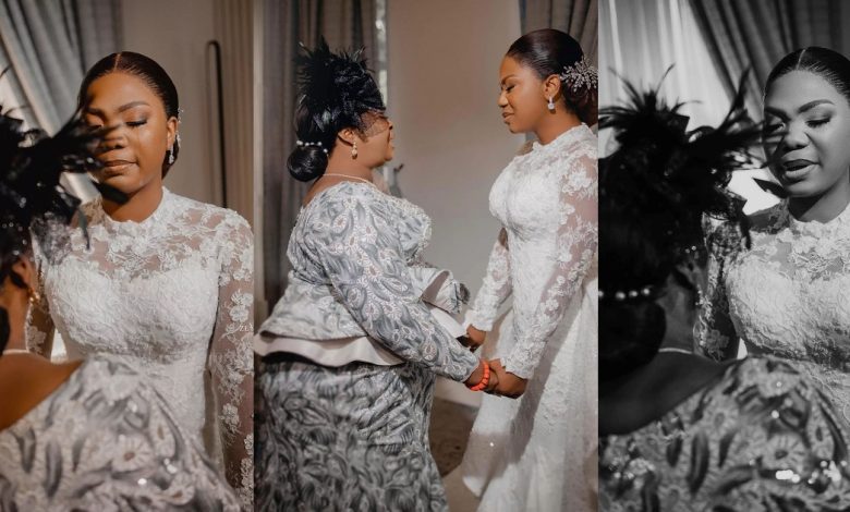 “nothing-beats-a-mother’s-love”-–-mercy-chinwo-writes-as-she-shares-emotional-moment-with-mother-at-her-wedding