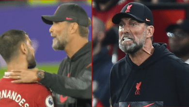 video:-klopp-‘strangles’-bruno-fernandes-after-liverpool-lose-to-manchester-united