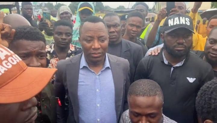 strike:-sowore-joins-nans’-protest-at-lagos-airport