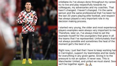 ronaldo-releases-statement-on-manchester-united-controversy-but-does-not-apologise