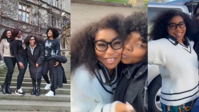 adorable-moment-actress,-rita-dominic-welcomes-friends-to-england-ahead-of-her-church-wedding-to-fidelis-anosike-(videos)