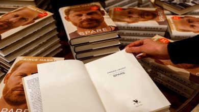 britain’s-prince-harry’s-autobiography-‘spare’-displayed-at-waterstones-bookstore,-in-london