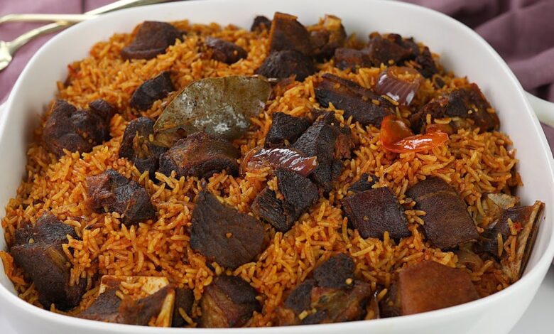 diy-recipes:-how-to-make-goat-meat-jollof-rice-for-africa-day