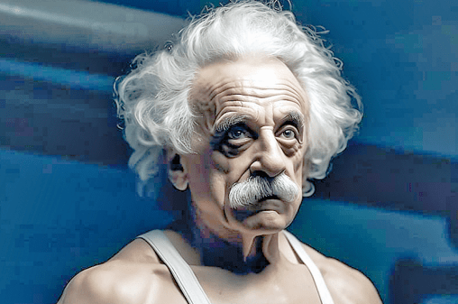 ai-artist-imagines-historical-figures-‘hitting-the-gym’