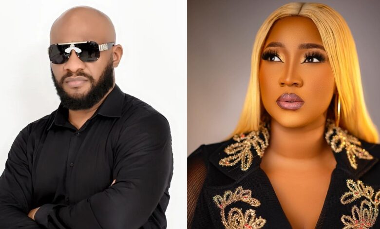 yul-edochie-confronts-judy-austin-for-taking-his-car-without-permission,-forcefully-drags-her-out-(video)