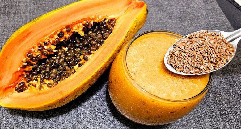 the-seed-that-strengthens-bones,-eases-pain,-and-helps-you-lose-weight:-flaxseed-and-papaya