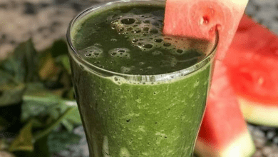 heal-your-stomach-naturally:-green-watermelon-smoothie-