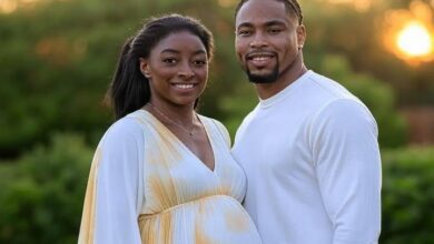 breaking-news:-olympic-gymnast-simone-biles-and-nfl-player-jonathan-owens-announce-their-pregnancy-with-a-heartwarming,-picture-perfect-photoshoot-showcasing-biles’-growing-baby-bump